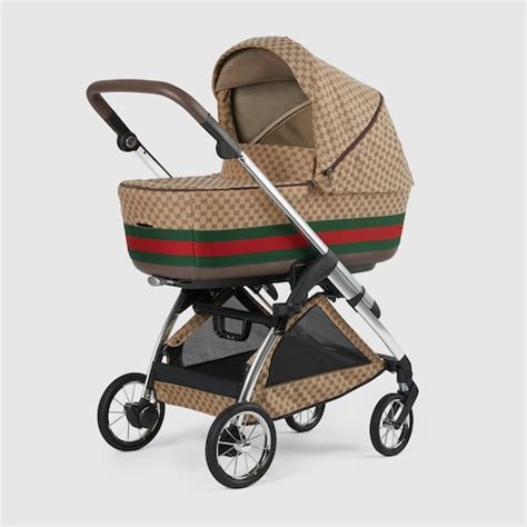 baby gucci stroller|newborn baby wearing gucci.